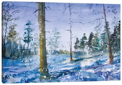 Winter Day II Canvas Art Print - Yulia Schuster