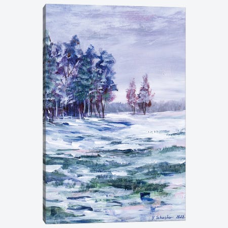 Winter Mood Canvas Print #YSC28} by Yulia Schuster Canvas Artwork