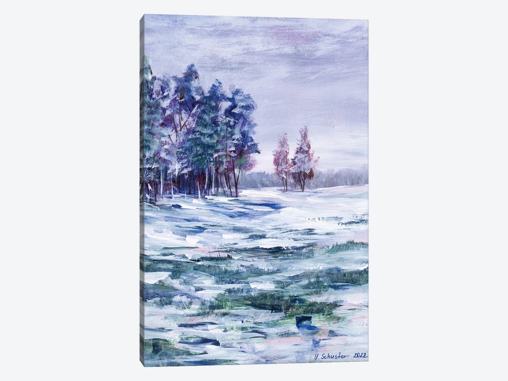 Winter Mood by Yulia Schuster 1-piece Canvas Artwork