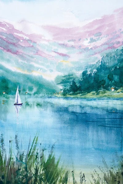 New Beginning II by Yulia Schuster metal wall art