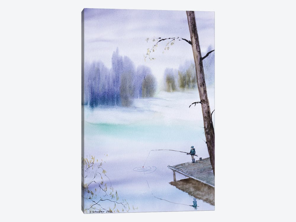Fishing by Yulia Schuster 1-piece Canvas Print