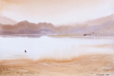 Evening Idyll by Yulia Schuster canvas print