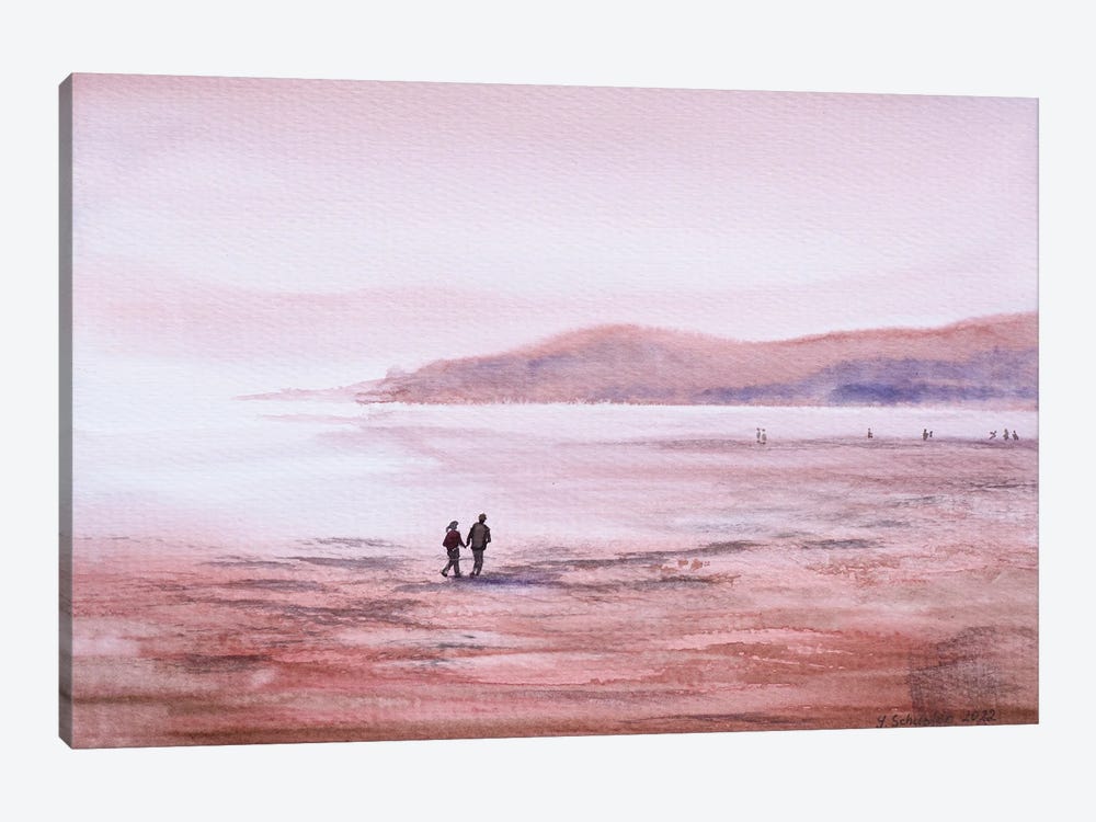 Evening Walk by Yulia Schuster 1-piece Canvas Art Print