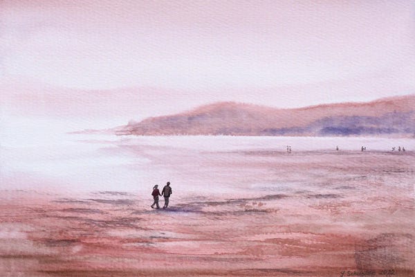 Subtle Landscapes: Evening Walk by Yulia Schuster