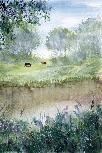 Landscape Study by Yulia Schuster canvas print