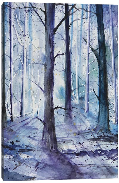 Blue Day Canvas Art Print - Yulia Schuster
