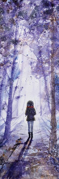 Lakehouse Décor: Walking Alone by Yulia Schuster