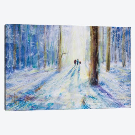 Walking Together V Canvas Print #YSC63} by Yulia Schuster Canvas Wall Art