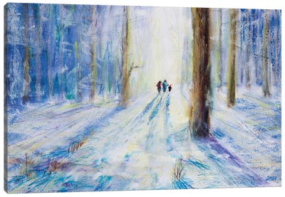 Walking Together V Canvas Art Print - Yulia Schuster