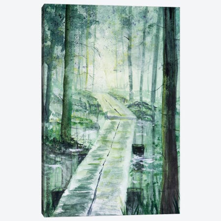 Path Through The Forest Canvas Print #YSC64} by Yulia Schuster Canvas Art Print