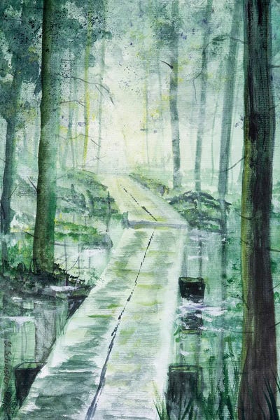 Subtle Landscapes: Path Through The Forest by Yulia Schuster