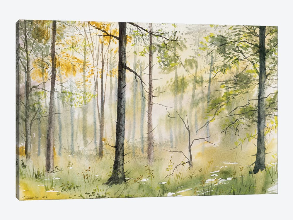 The Magic Of The November Forest by Yulia Schuster 1-piece Canvas Artwork