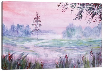 Magenta Evening Canvas Art Print - Yulia Schuster