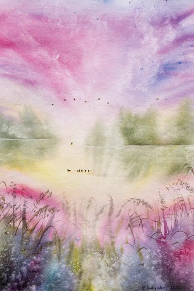 Colorful Evening by Yulia Schuster canvas print