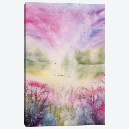 Colorful Evening Canvas Print #YSC72} by Yulia Schuster Art Print