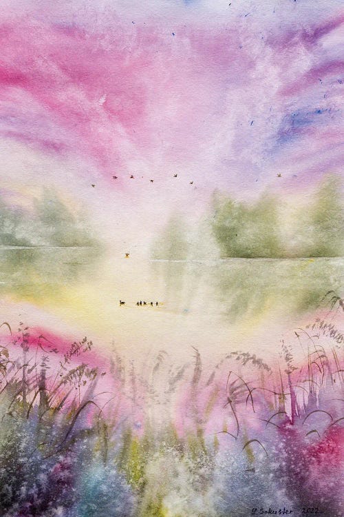 Colorful Evening by Yulia Schuster wall art