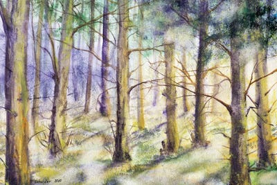 Forest by Yulia Schuster framed wall art