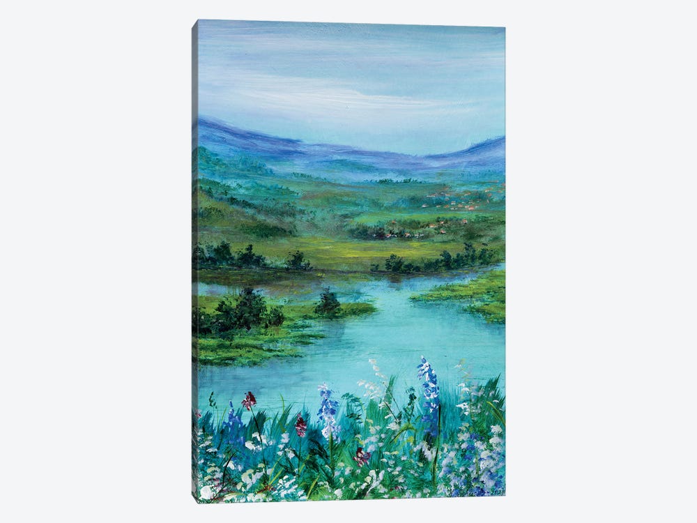 Landscape From My Imagination I by Yulia Schuster 1-piece Canvas Artwork