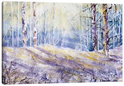 Winter Magic Canvas Art Print - Lakehouse Décor