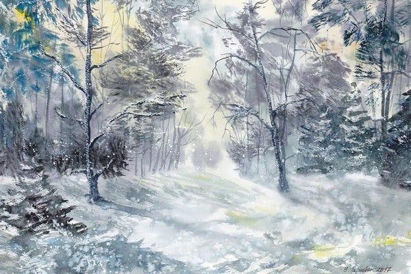 Lakehouse Décor: Winter Magic II by Yulia Schuster