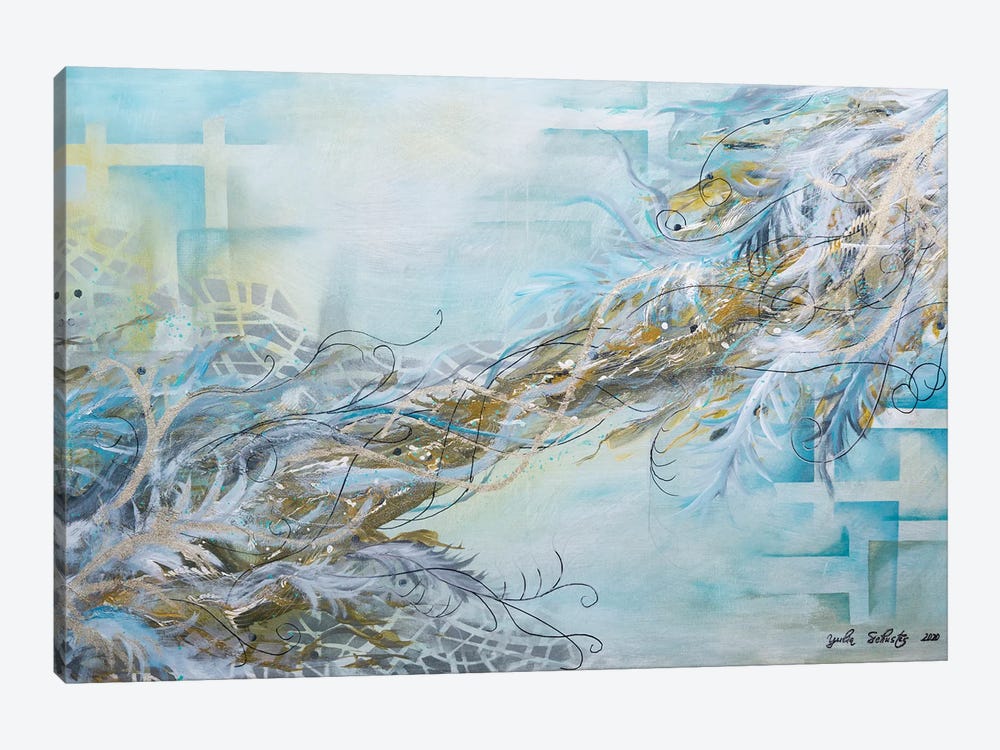 Blue Dreams by Yulia Schuster 1-piece Canvas Art Print