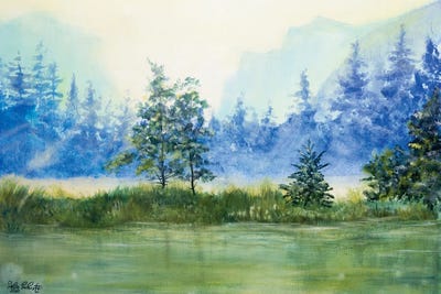 Silence II by Yulia Schuster metal wall art