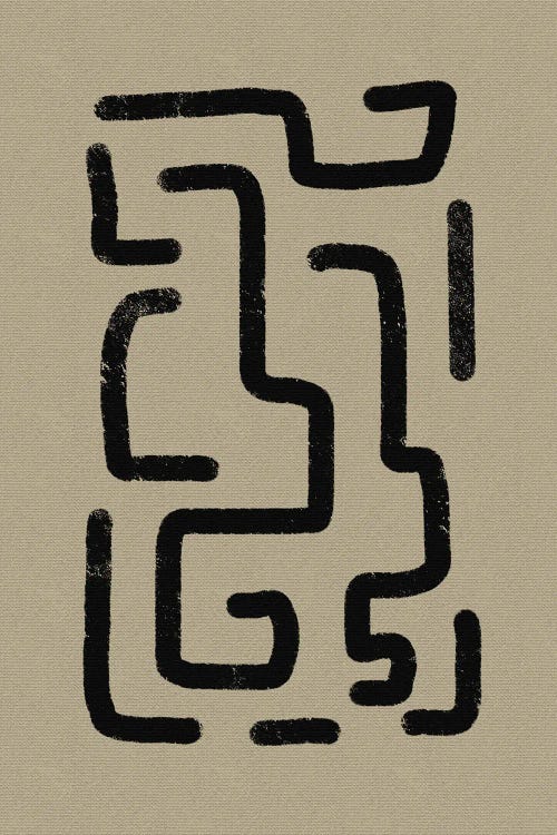 Black Minimalist Lines II