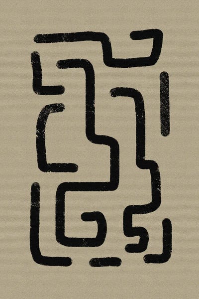 Black Minimalist Lines II