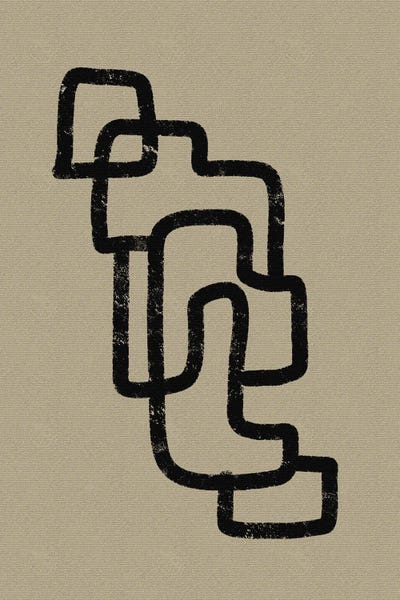 Yuli Saputra: Black Minimalist Lines by Yuli Saputra