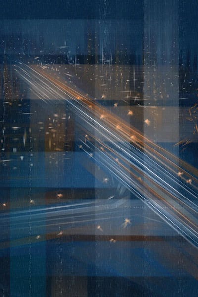 Yuli Saputra - Canvas Prints: The Shining Pulse Of The City by Yuli Saputra