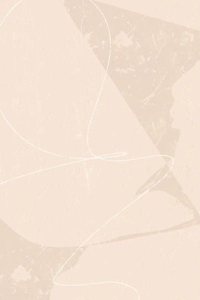 Cream Art - Canvas Prints: Line Traces Over Soft Space by Yuli Saputra