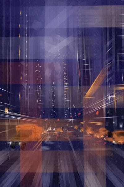 Yuli Saputra: Cities In Purple Shadows by Yuli Saputra