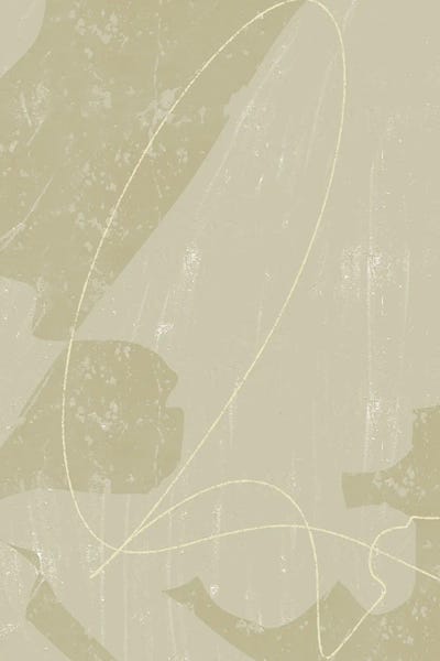 Cream Art - Canvas Prints: Soft Curves In Faded Green Tones by Yuli Saputra