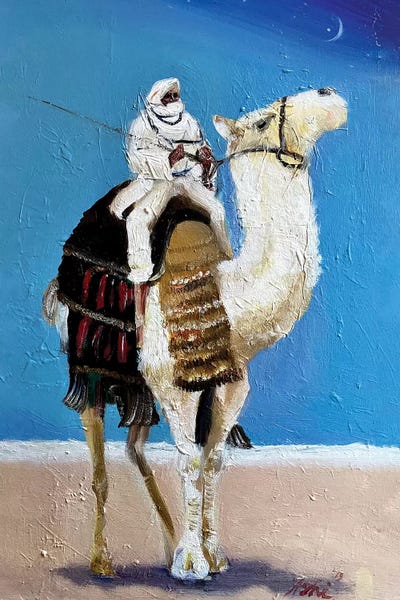 A Bedouin by Yura Ashi art print