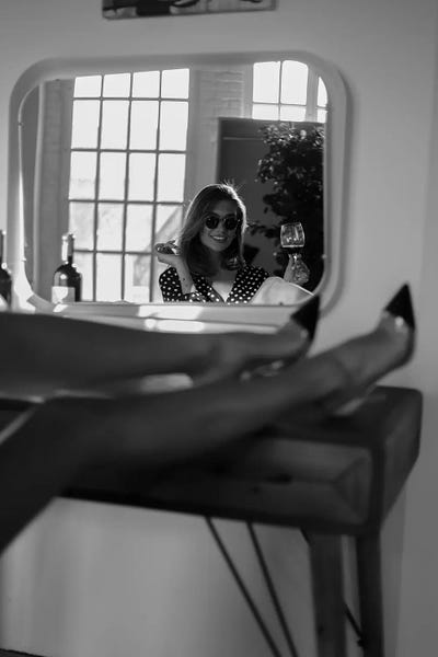 Mirror by Yura Ashi art print