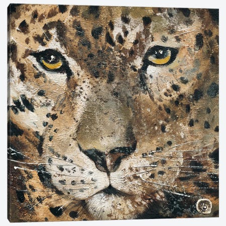 Leopard Canvas Print #YUL1} by Yuliya Volynets Canvas Print