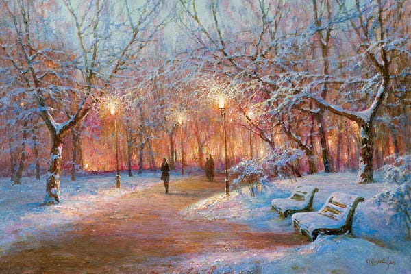 Europe: Dusk Gogolevsky Boulevard by Yuriy Obukhovskiy