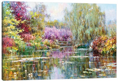 Reflection Canvas Art Print - Pond Art