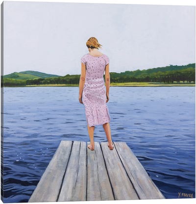 Eden Lake Canvas Art Print - Vicarious Glimpses