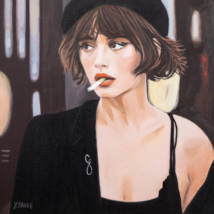 Frenchy Girl by Yvan Favre wall art