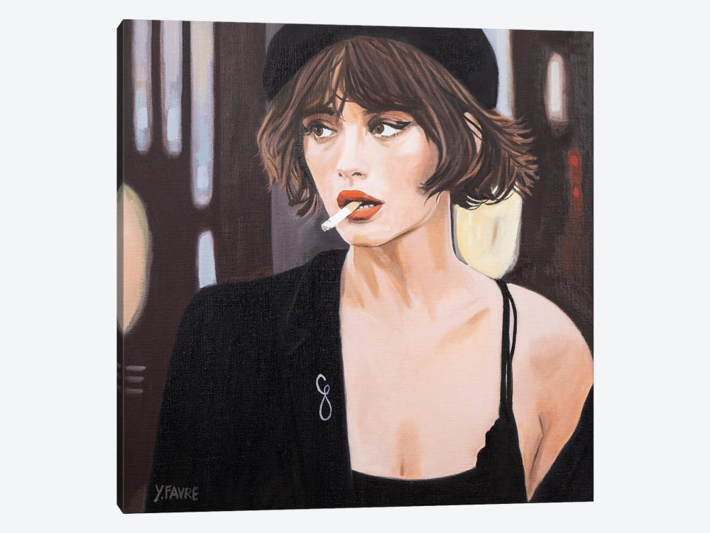 Frenchy Girl by Yvan Favre 1-piece Art Print