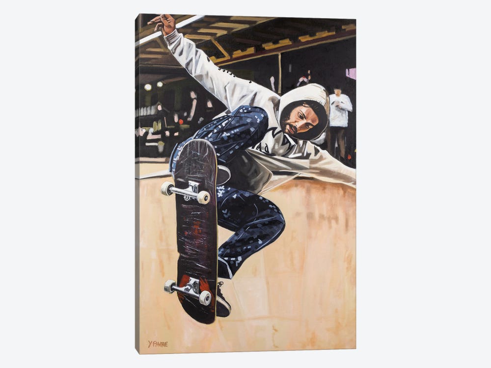 Gnarly by Yvan Favre 1-piece Canvas Art Print