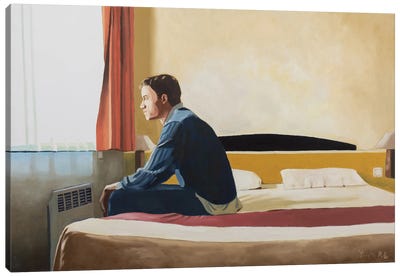 Hôtel Room Canvas Art Print - Yvan Favre