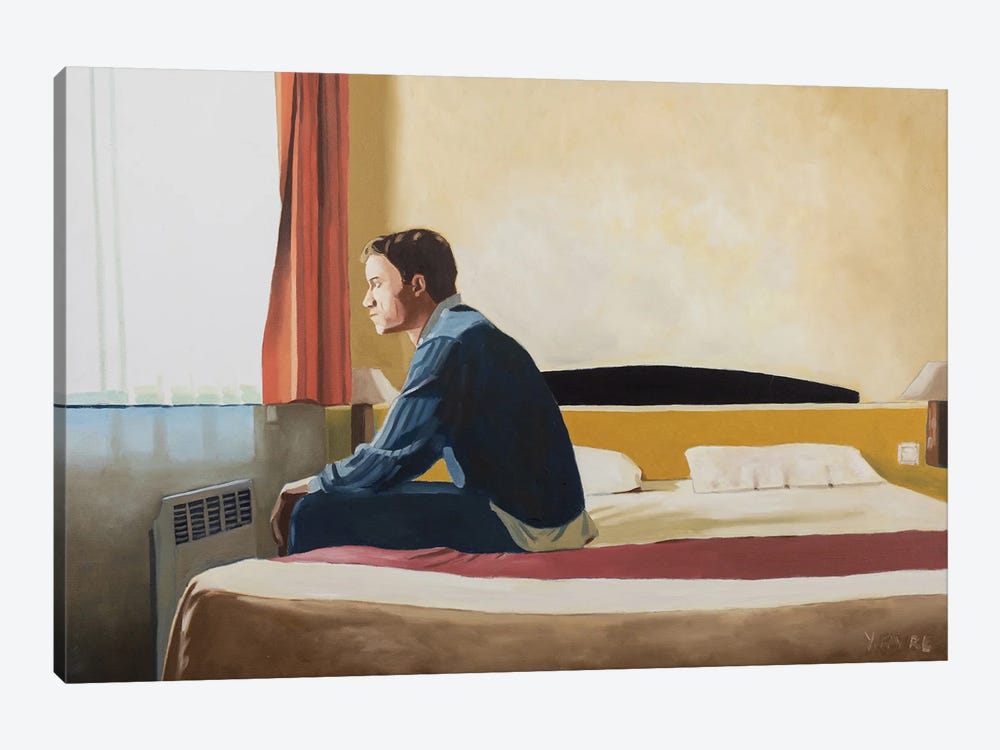 Hôtel Room by Yvan Favre 1-piece Canvas Art Print