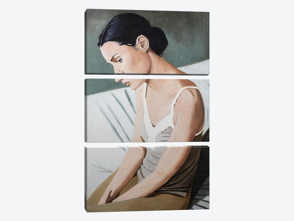 I'm Not Sad by Yvan Favre 3-piece Canvas Artwork