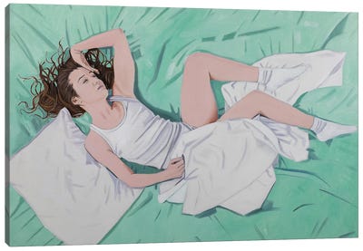 Keep Your White Socks Canvas Art Print - Sleeping & Napping Art