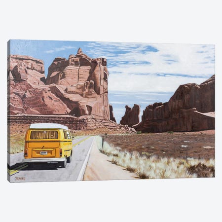 Ride In Arches Park Canvas Print #YVF37} by Yvan Favre Canvas Print