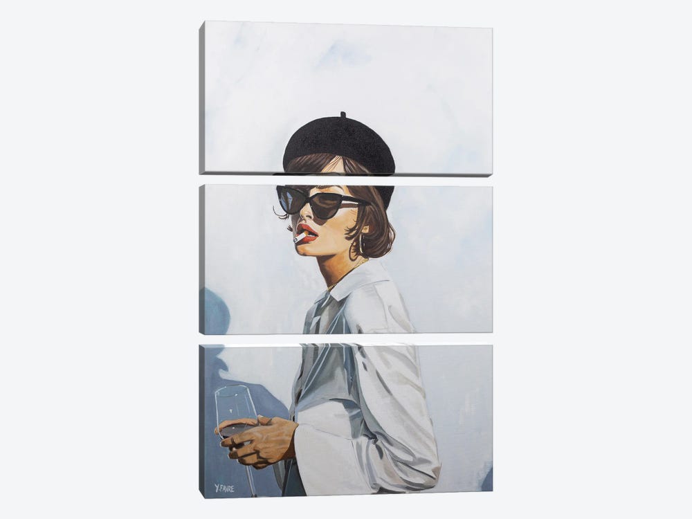 Taylor by Yvan Favre 3-piece Canvas Print