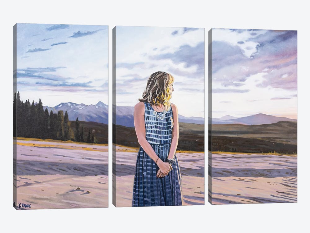 Twilight by Yvan Favre 3-piece Canvas Print