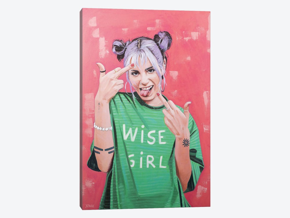 Wise Girl by Yvan Favre 1-piece Canvas Print
